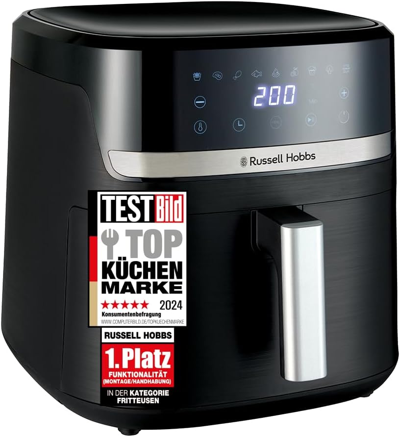 Russell Hobbs SatisFry XXL air fryer, 8.3 L, black